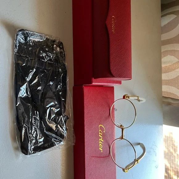 Cartier green lens sunglasses - Picture 3 of 7